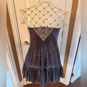 Top strapless free people large